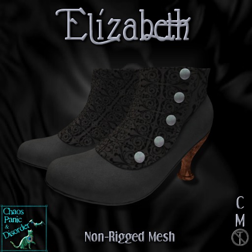 :*:CPD:*: Elizabeth Ankle Boots (Black Velvet)