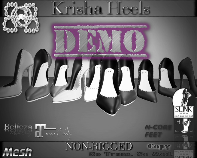 !!BH!! demo krisha glamerous heels