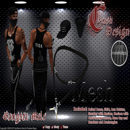 Crash Design - Gangsat Fair Male Outfit (wear)