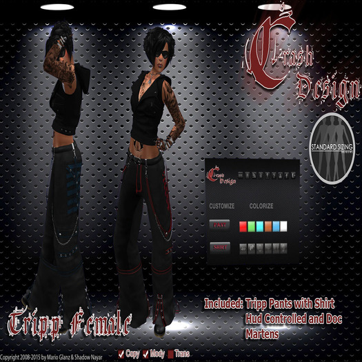 Crash Design - Tripp Female (wear)