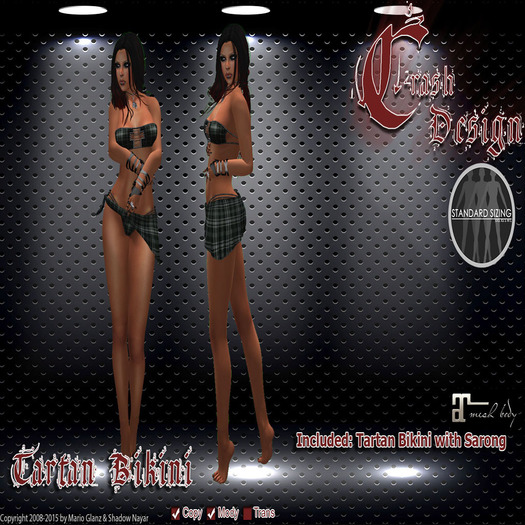 Crash Design - Tartan Bikini(wear)