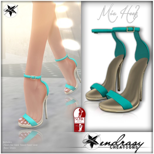 :::KC::: Mia Heels Turquoise