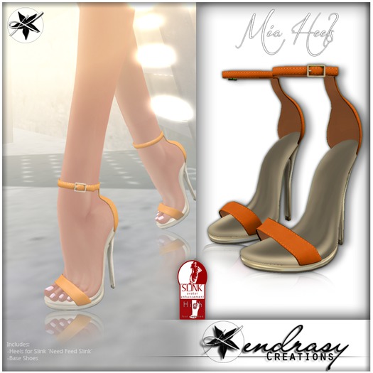 :::KC::: Mia Heels Orange
