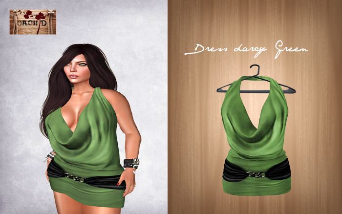 Dress darcy Green
