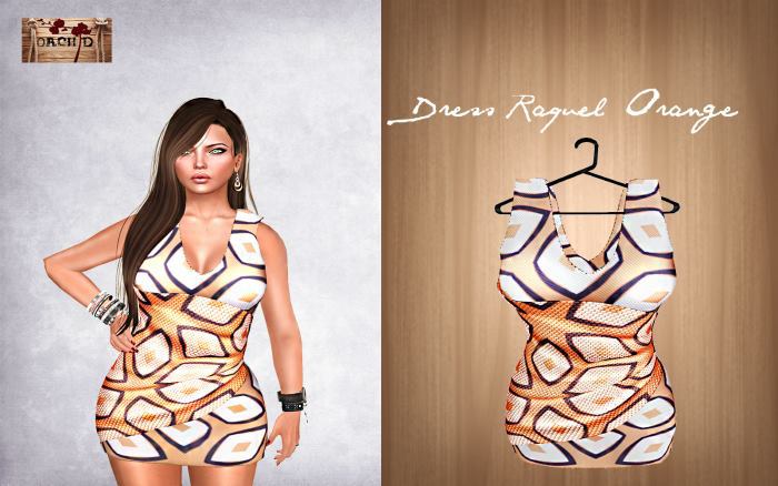 Dress Raquel Orange
