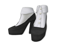 {amiable}Mesh Shoes with collar Socks03