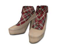 {amiable}Mesh Shoes with collar Socks05