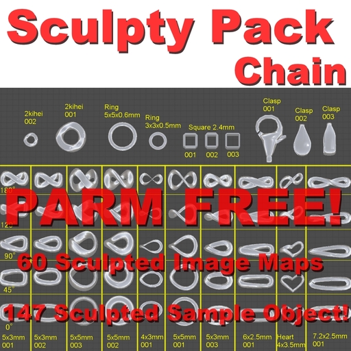 small Lemon Sculpty Pack Chain(WS4)