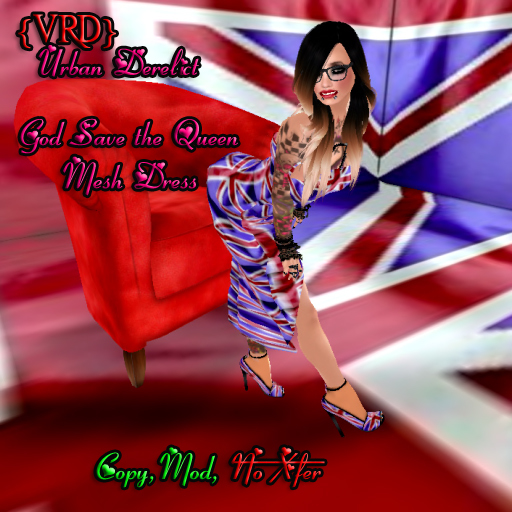 {VRD} UD God Save The queen Dress-Boxed