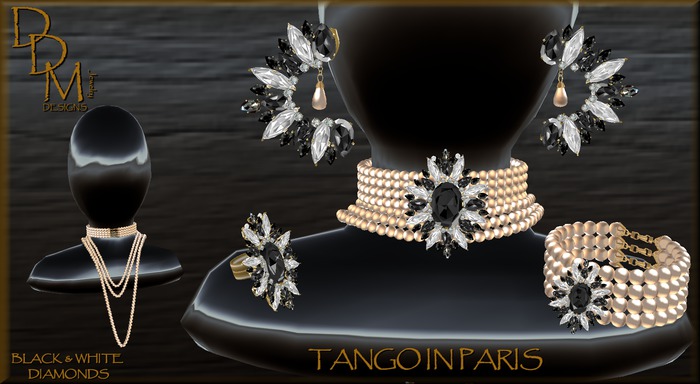 Tango in Paris Black and White Diamonds