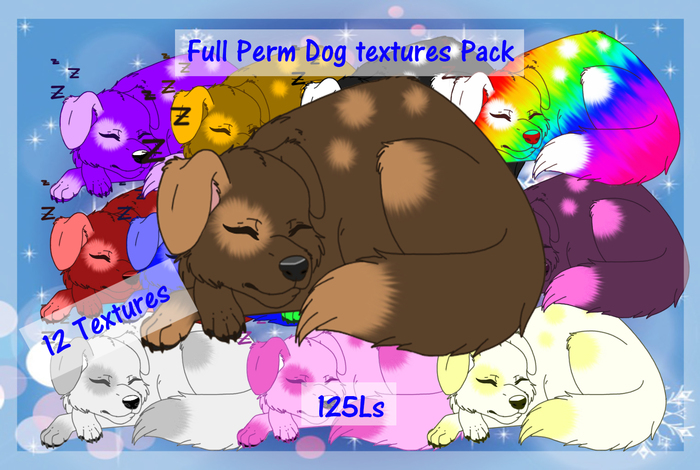 Full Perm Dog textures Pack