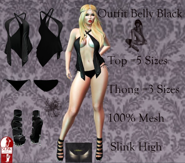 .::Arkan::. Outfit  Belly Black