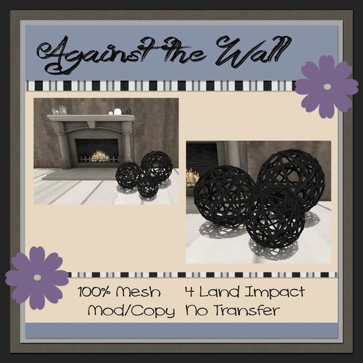 {ATW} Rattan spheres - Black (mod/copy) boxed