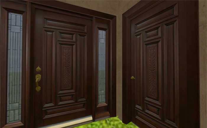 Entrance Door w/side panel plus