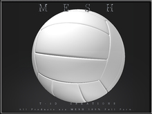 T-3D Creations [ Volleyball ] Micro and Regular MESH - Full Perm -