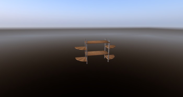 Design Metal Wood Shelf