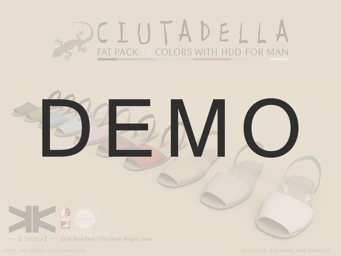 Demo :: Ciutadella :: Man :: 10 Colors