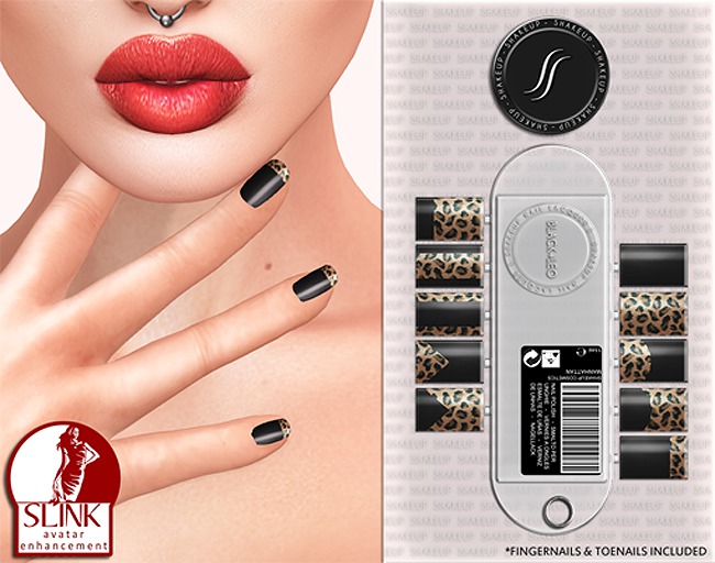 Shakeup!Nail Lacquer [Black+Leo]