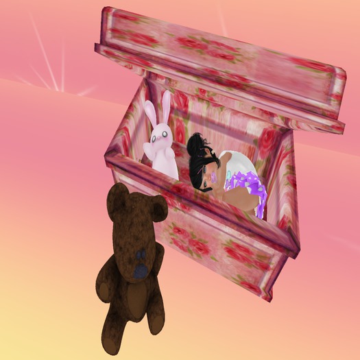 Shawty trunk shabby pink