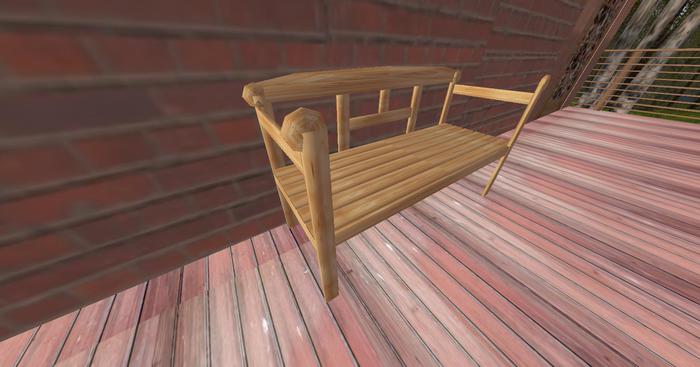 Japan Wood Garden Bench