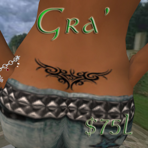 Ink Blots    Gra' Lower Back Tattoo in 2 Layers