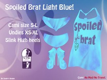 Spoiled Brat light Blue Outfit+ SLink Heels