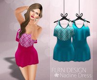 [FLRN] Nadine Dress Blue