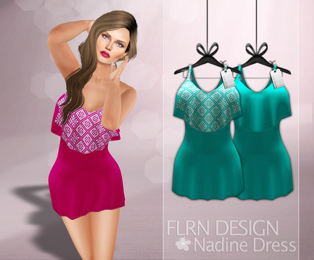 [FLRN] Nadine Dress Turquoise