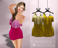 [FLRN] Nadine Dress Yellow