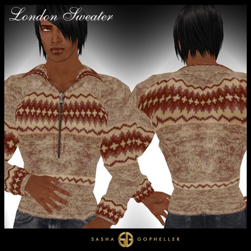 -SG- London Sweater Red
