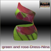 green and rose-Dress-Nina