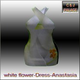 white flower-Dress-Anastasia