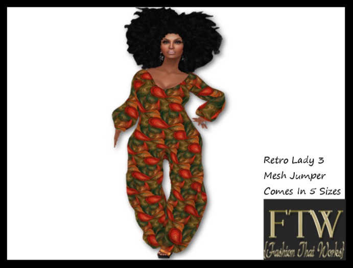 {Fashion That Works} Retro Lady 3 Mesh Jumper