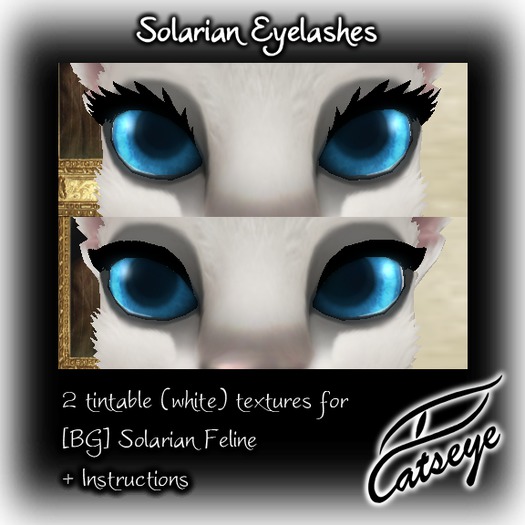 Catseye "Solarian Eyelashes" Texture Mod