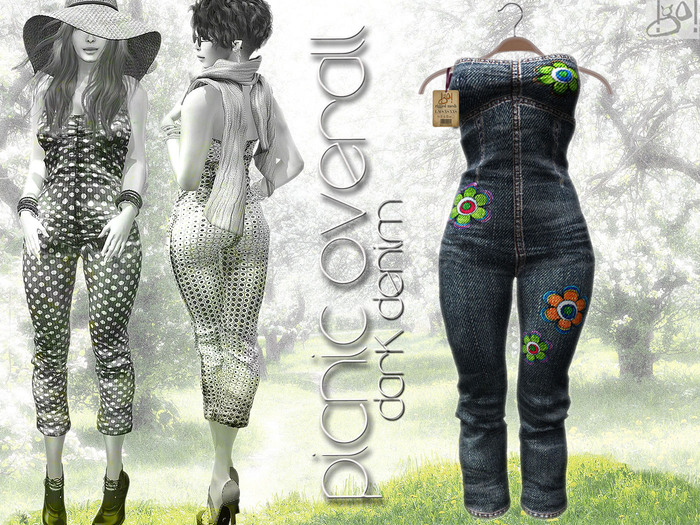 !gO! picnic overall - denim.dark