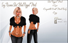 LSR - Sexy Roxanne Shirt  Black Rigged Mesh