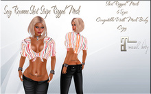 LSR - Sexy Roxanne Shirt  Stripe Rigged Mesh