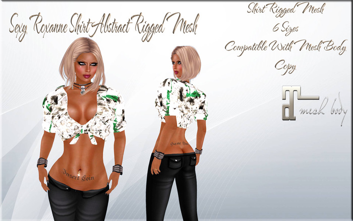 LSR - Sexy Roxanne Shirt Abstract Rigged Mesh