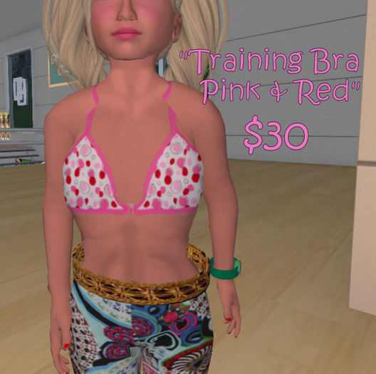 Training Bra Pink and Red