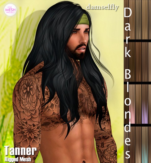 *~*Damselfly*~*Tanner Rigged-Mesh Dark Blondes