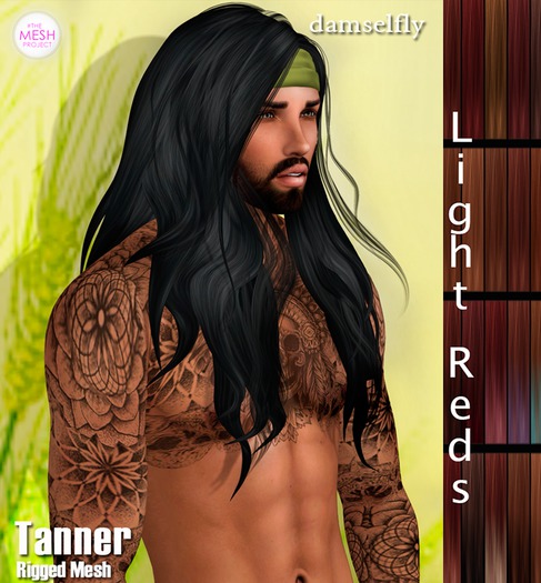 *~*Damselfly*~*Tanner Rigged-Mesh Light Reds