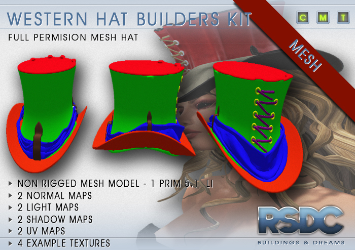 RSDC COUTURE - WESTERN HAT