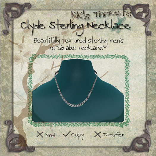 Clyde Sterling Necklace
