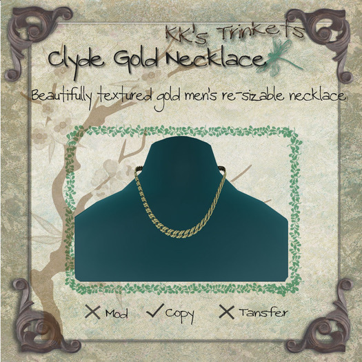 Clyde Gold Necklace