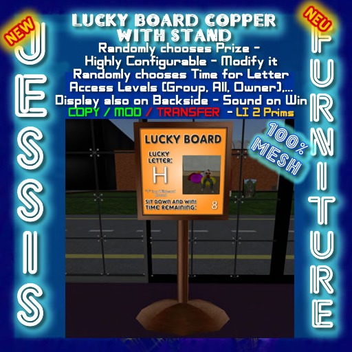 Lucky Board Copper Copy with Stand