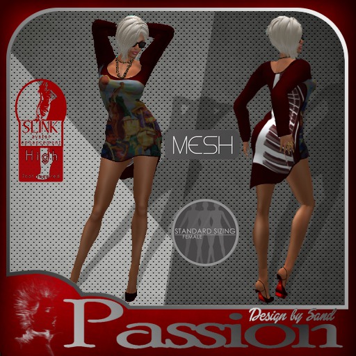 robe"billy"red mesh+shoes+sunglass offert