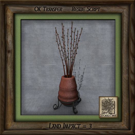 Clay and Willows Vase CU