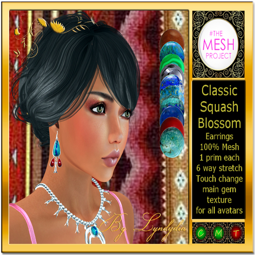 SQUASH BLOSSOM EARINGS