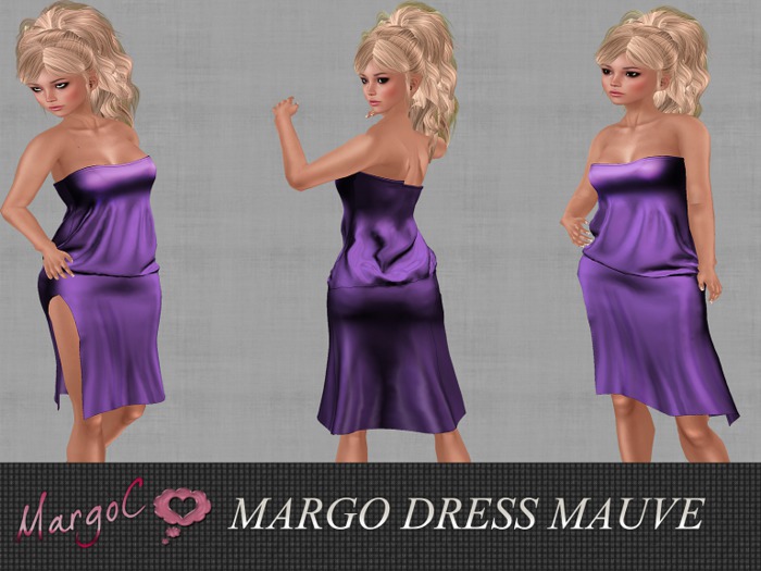 MARGO DRESS MAUVE- MargoC