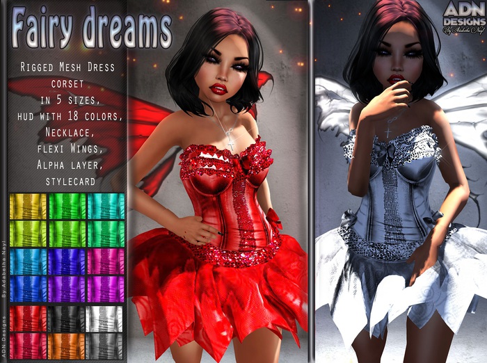 [ADN] DEMO FAIRY DREAMS (100% MESH) (Wear to Unpack )